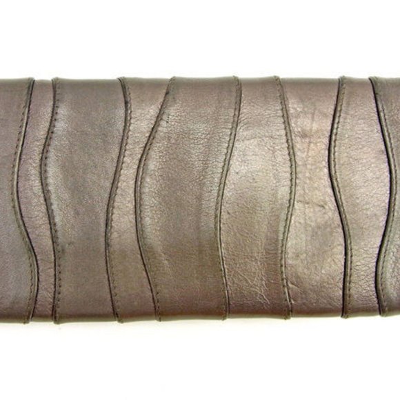 Prada Wallet Purse Long Wallet Silver Pink Woman Authentic Used - Picture 2 of 6